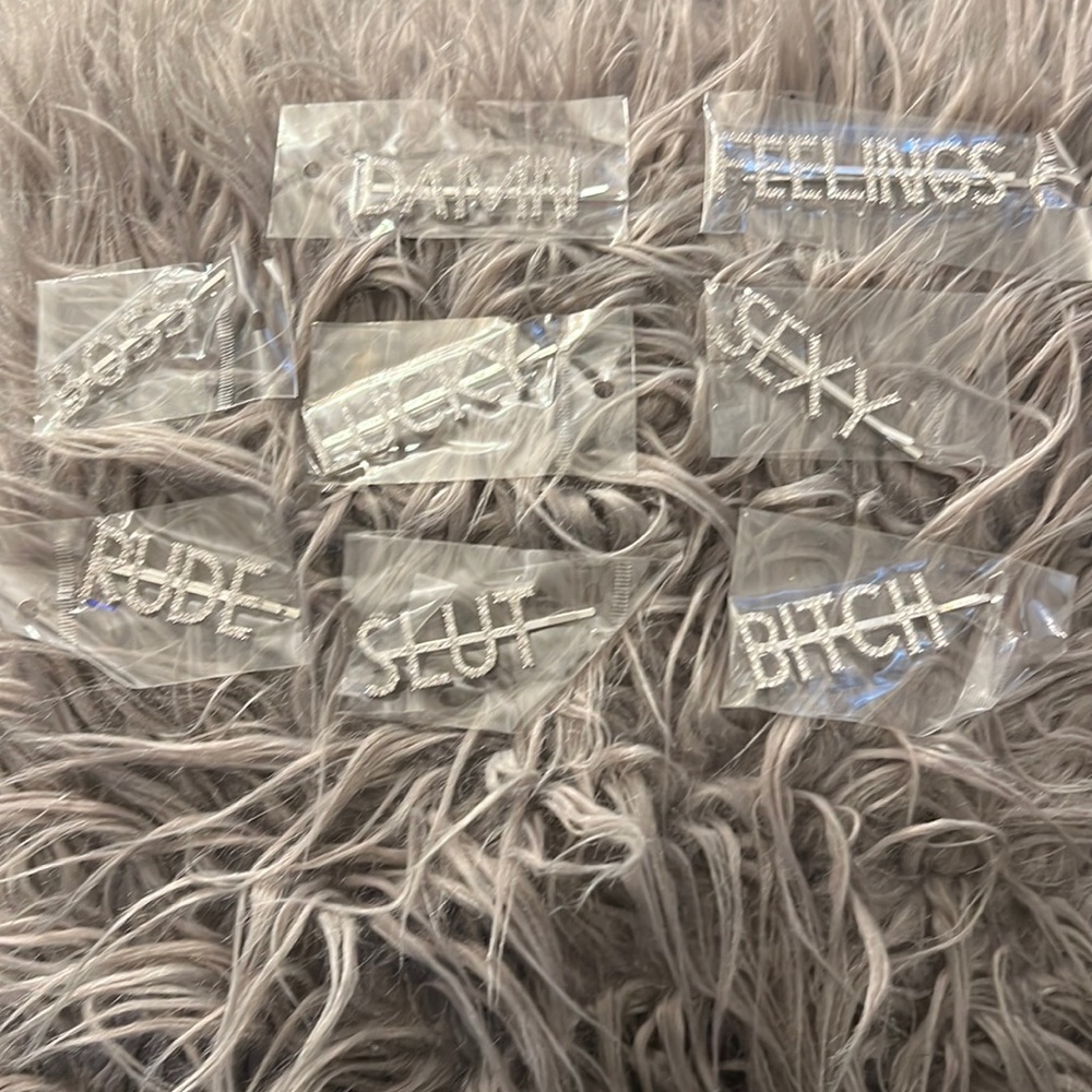 8 Diamond Hair Pins